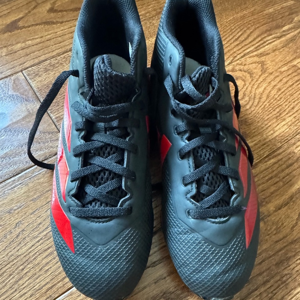 Black and Red Athletic Shoes